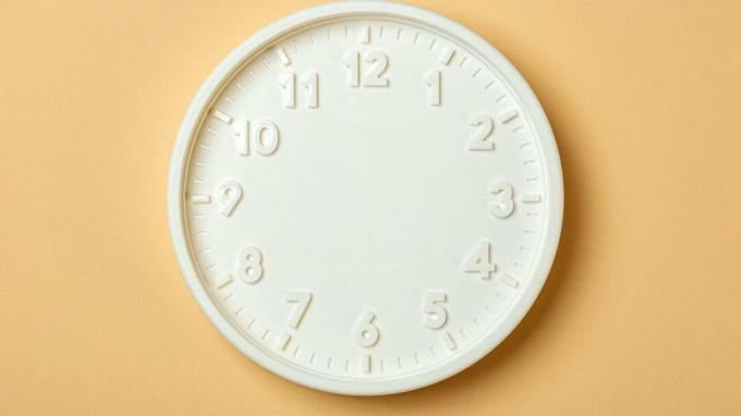 Perdere tempo nella pandemia - orologio senza lancette
