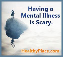 Avere una malattia mentale è spaventoso