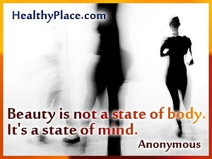 Citazione del disturbo alimentare: "La bellezza non è uno stato del corpo. È uno stato d