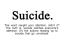 Il suicidio e l'egoismo Stigma